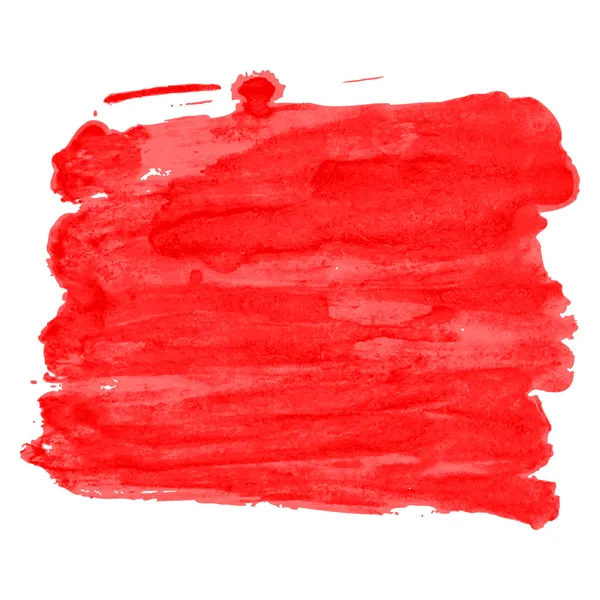 Roter Aquarell-Hintergrund — Stockvektor