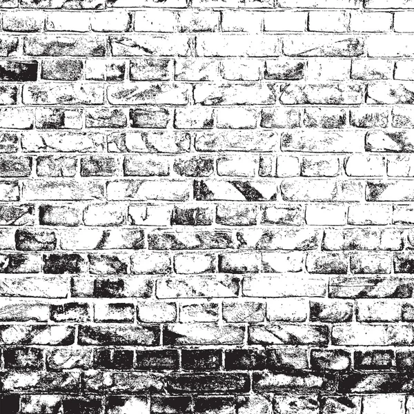 Dirty Brick Wall — Stock Vector