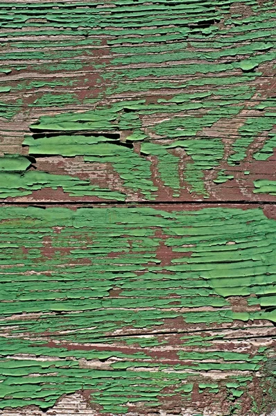 Madera pintada verde — Foto de Stock