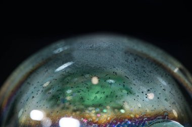 bulaşık sabunu ile yapılan makro sabun köpüğü