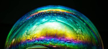 bulaşık sabunu ile yapılan makro sabun köpüğü