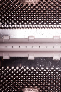 top loading washing machine drum.