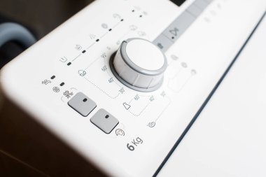washing machine control panel. washing mode