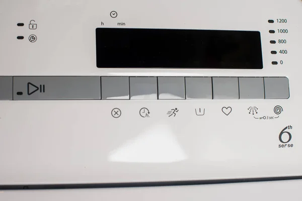 Washing Machine Control Panel Washing Mode — Stockfoto