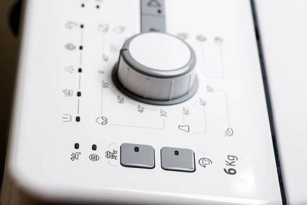 Washing Machine Control Panel Washing Mode — 스톡 사진