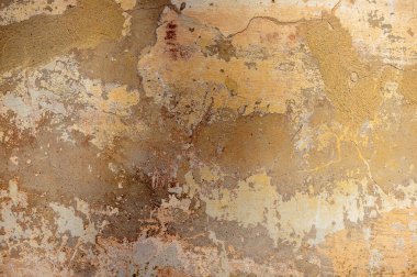 Çatlak ve eski duvar arkaplanı boyası soyulmuş. Klasik grunge dokusu