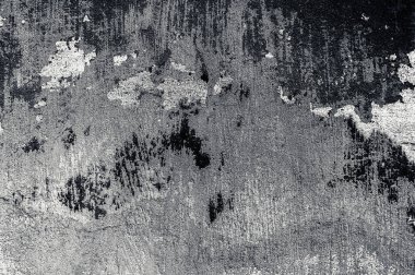 Çatlak ve eski duvar arkaplanı boyası soyulmuş. Tek renkli klasik grunge dokusu