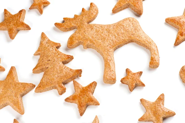 ख्रिसमस जिंगरब्रेड कुकीज — स्टॉक फोटो, इमेज