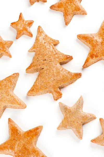 Lebkuchen-Weihnachtsplätzchen — Stockfoto