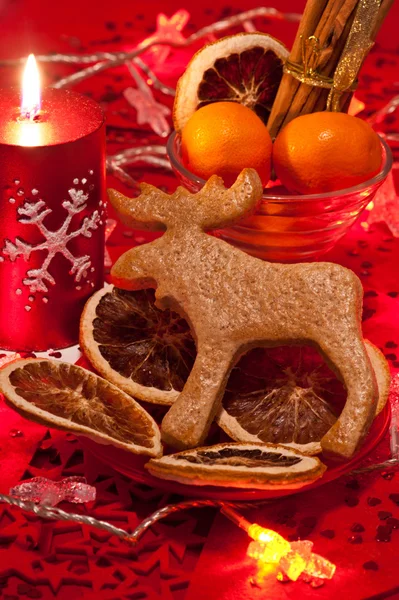 Gingerbread Rudolph — Stock Photo, Image