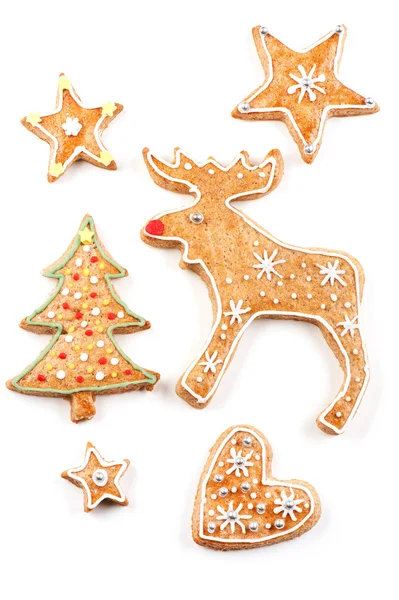 Biscotti di Natale di pan di zenzero — Foto Stock