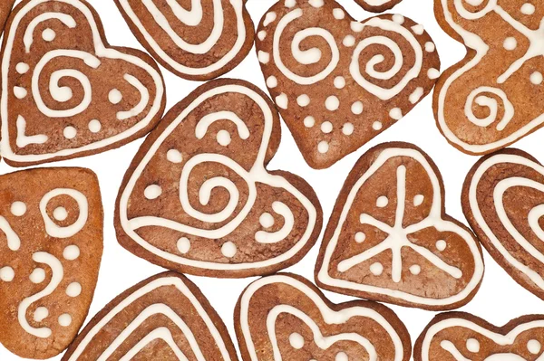 Lebkuchen-Weihnachtsplätzchen lizenzfreie Stockbilder