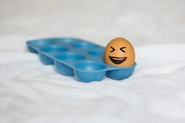 The laughing Egg — Stock Photo, Image