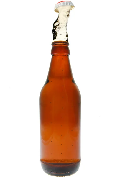 Flesje bier — Stockfoto