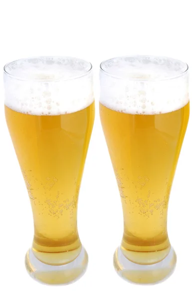两品脱的啤酒 — 图库照片