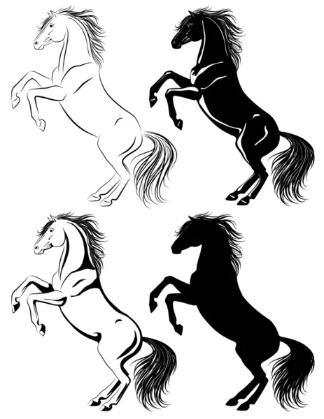 Cheval d'élevage — Image vectorielle