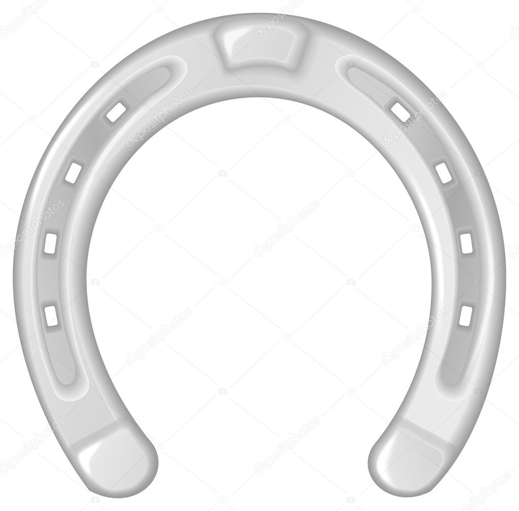 Silver horseshoe