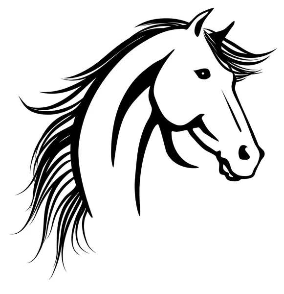 Horse's head — Stock Vector