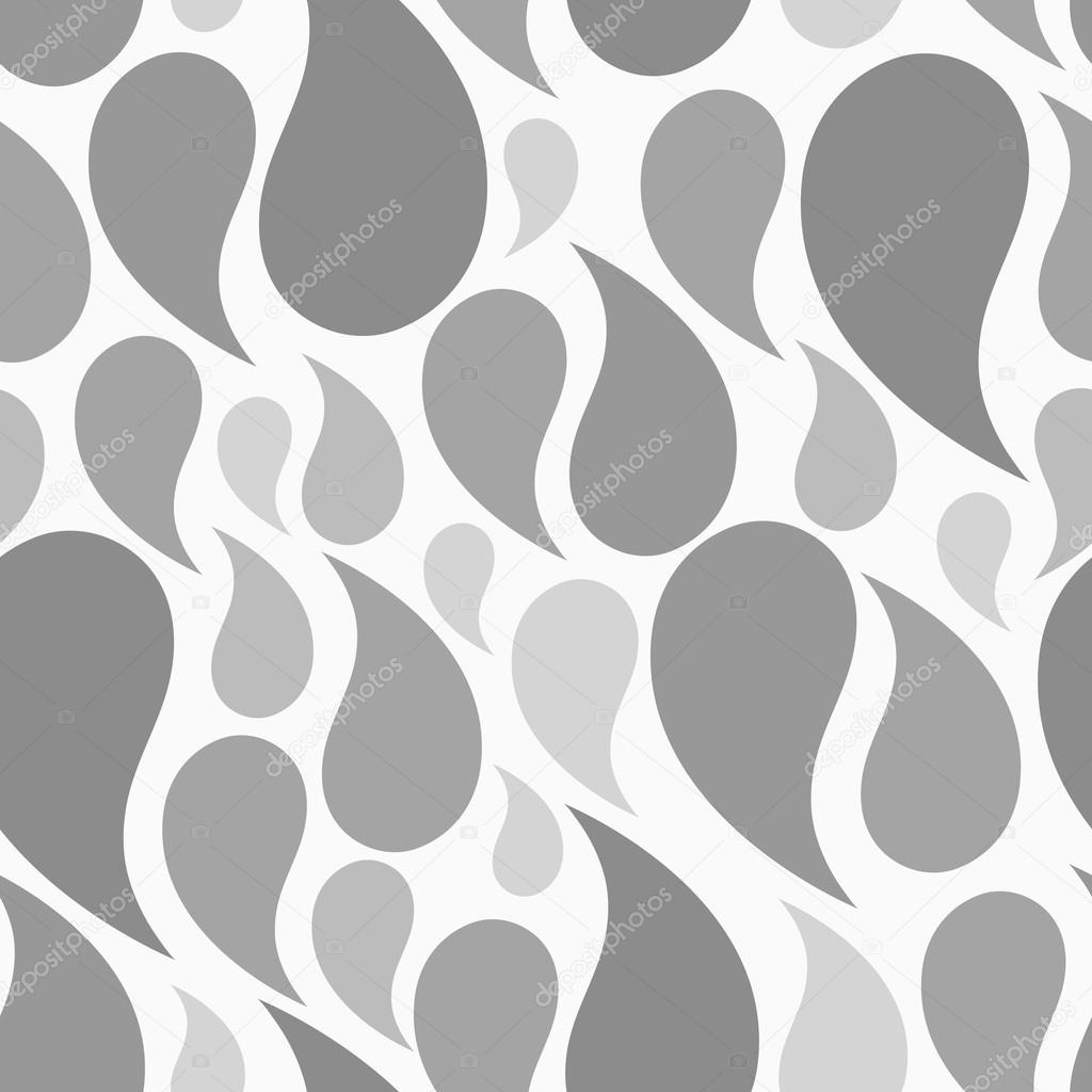 Seamless geometric pattern grey drops
