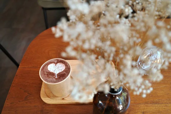 Chocolat Chaud Dans Une Tasse Photo De Stock