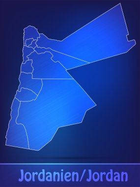 jordan scrible olarak harita sınırları ile