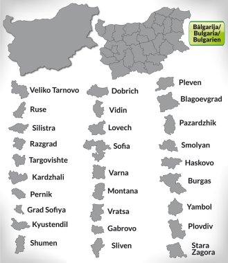 Bulgaristan Haritası