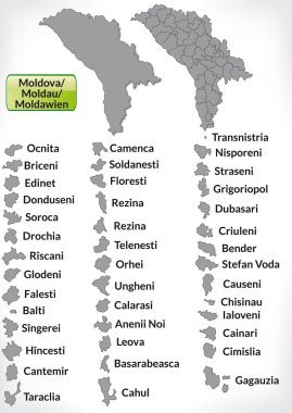 Moldavya Haritası