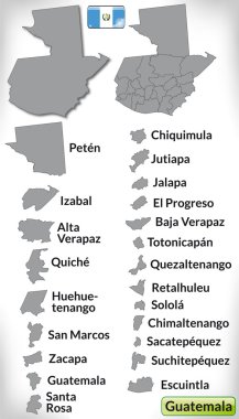 guatemala Haritası