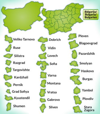 Bulgaristan Haritası