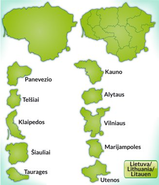 Litvanya Haritası