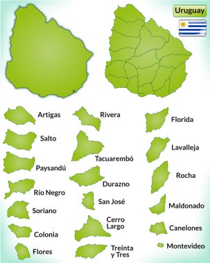 uruguay Haritası