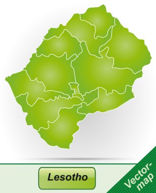 Lesoto Haritası