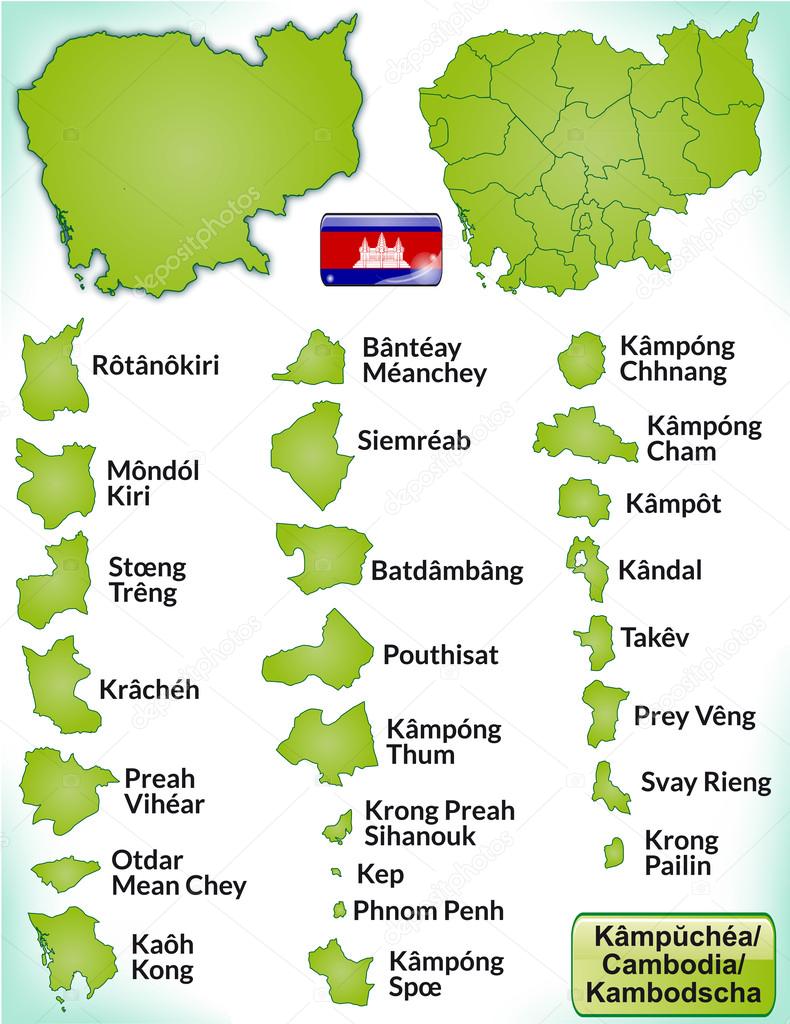 Map of Cambodia