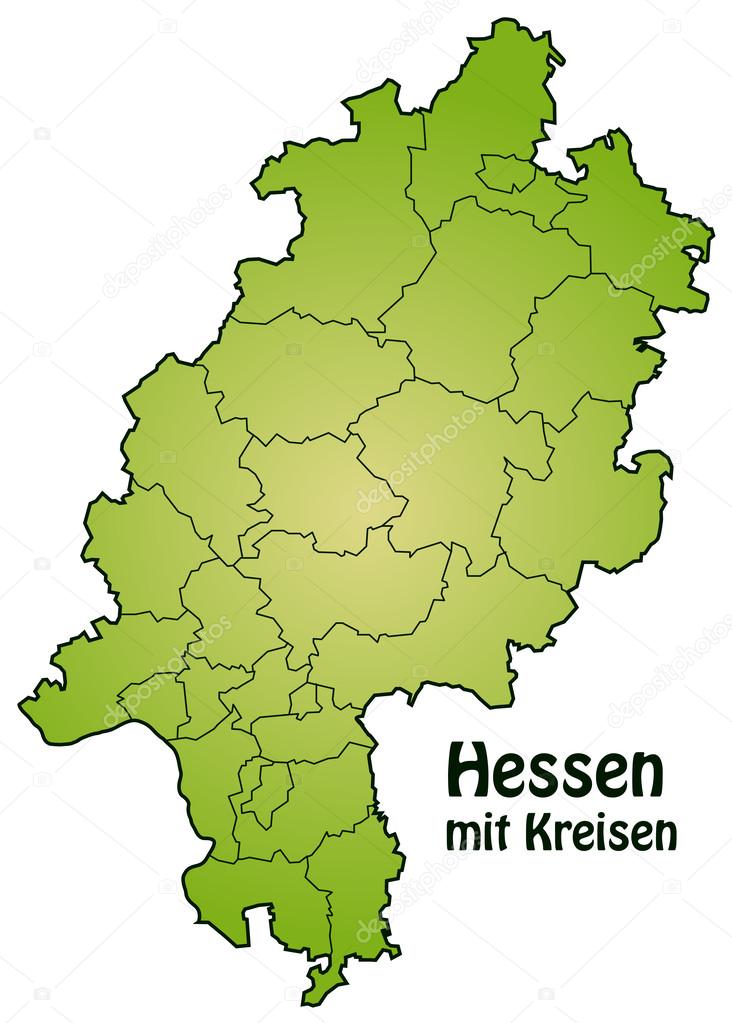 Map of Hesse