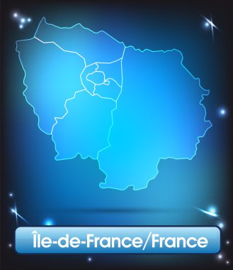 Ile-de-France Haritası
