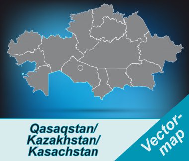 Kazakistan Haritası