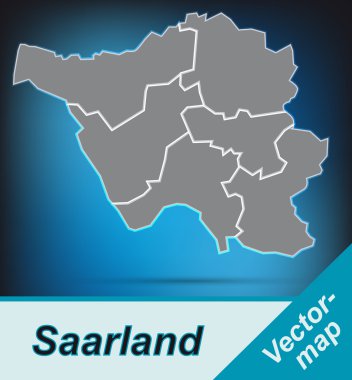 saarland Haritası