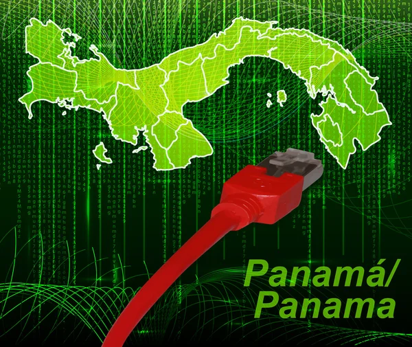 パナマの地図 — ストックベクタ