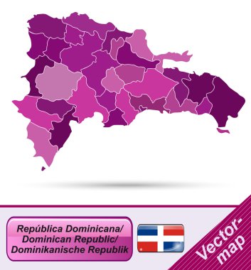 Dominik Cumhuriyeti Haritası