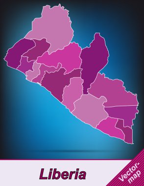 Liberya Haritası