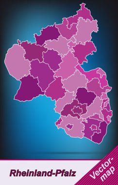 Rhineland-Palatinate Haritası