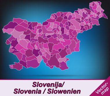 Slovenya Haritası