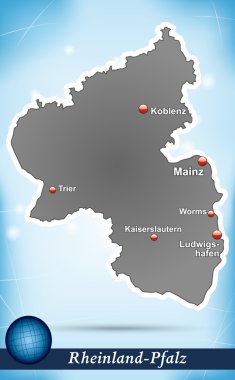Rhineland-Palatinate Haritası