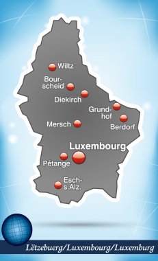 Lüksemburg Haritası