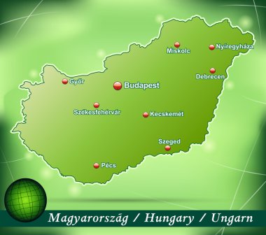 Macaristan Haritası