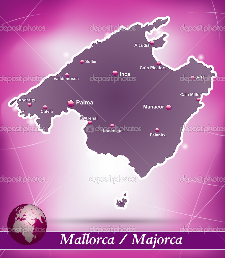 Map of mallorca
