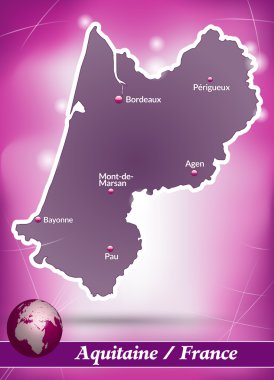 aquitaine Haritası