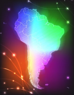 Güney Amerika Haritası