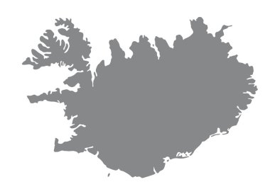İzlanda Haritası