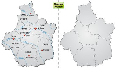 Map of center clipart